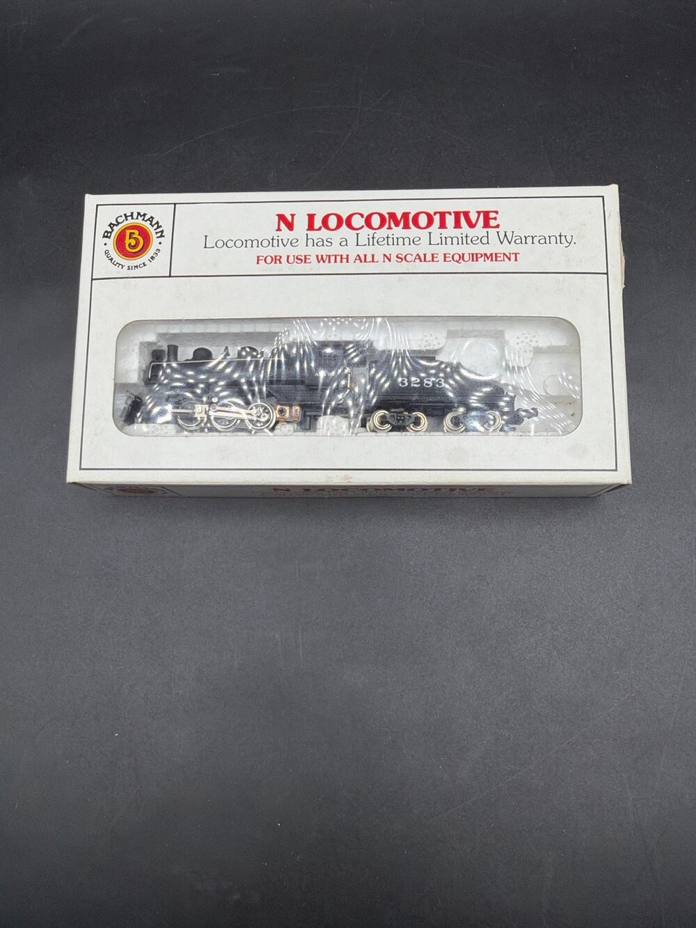 Vintage Bachmann N Scale USRA 0-6-0 Switcher Santa Fe 50552 Not Tested Box Paper